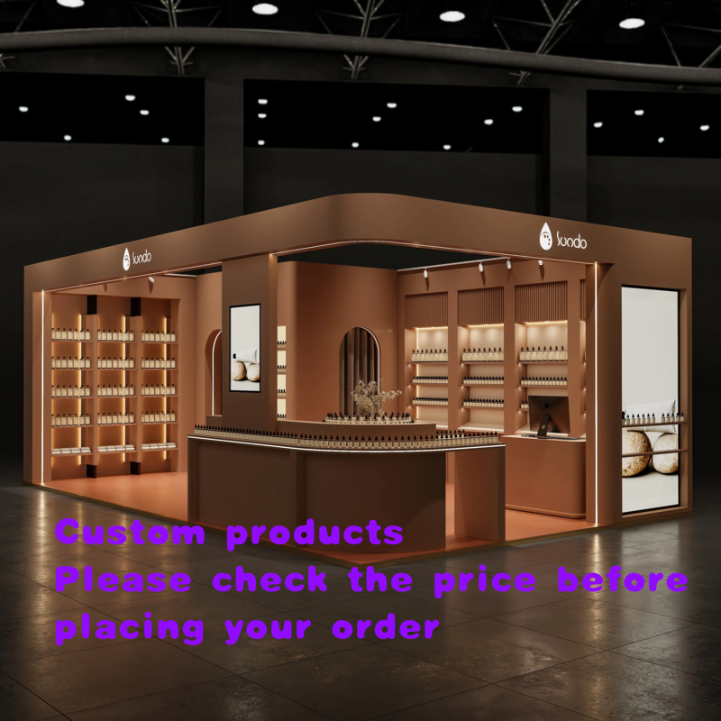 Perfume Fragrance Shop - Elegancki, niestandardowy kiosk perfum. Okrągły stół