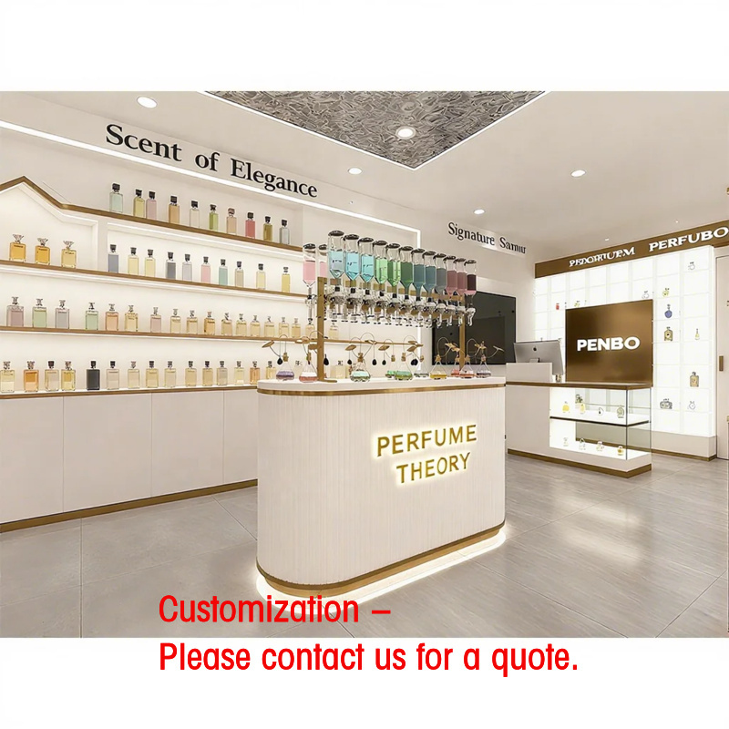 Perfume Fragrance Shop - Szafka ekspozycyjna na perfumy z podświetleniem,
