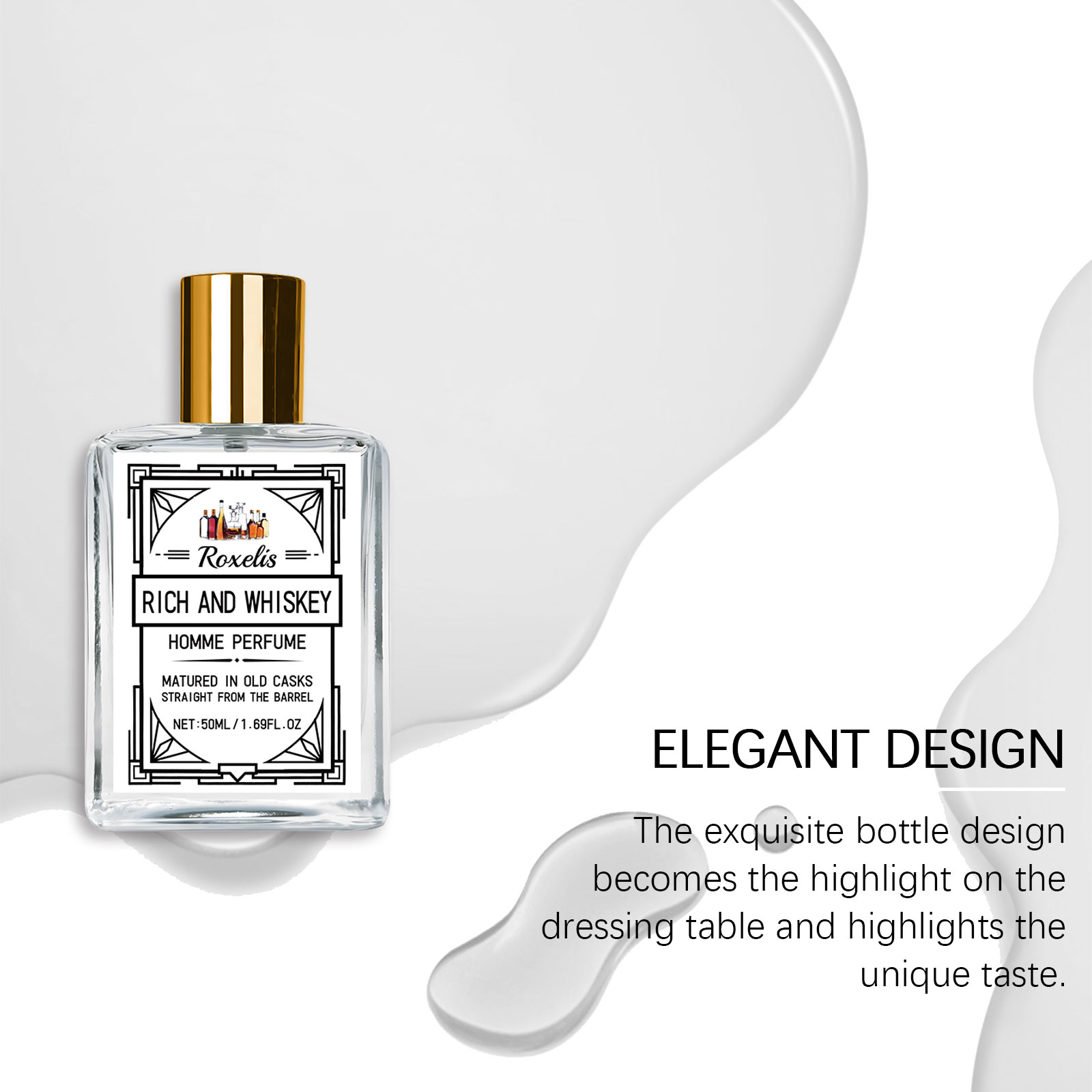 Roxelis 50ml Charm Whisky Perf – Fragrance Perfume For Man recenzja i cena